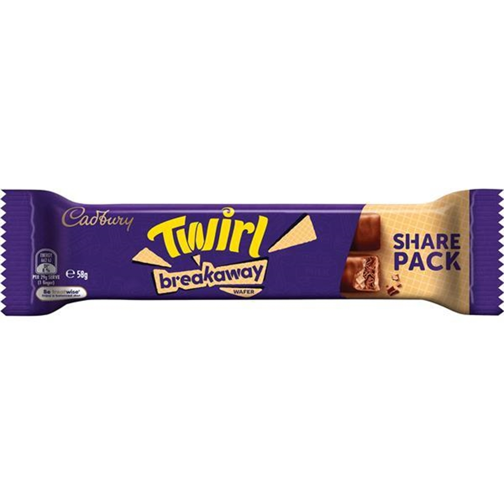 CADBURY Breakaway - 58g (BOX OF 40)