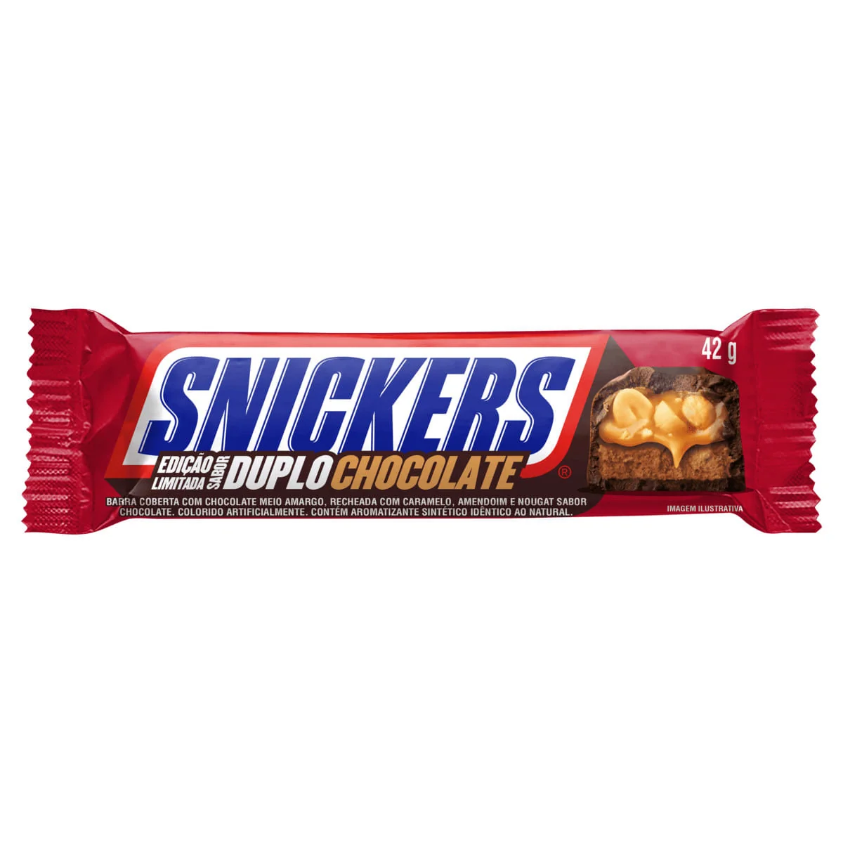 SNICKERS Double Chocolate - 42g (BOX OF 20)