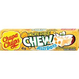 CHUPA CHUPS Mango Jelly Dots Incredible Chews - 45g (BOX OF 20)