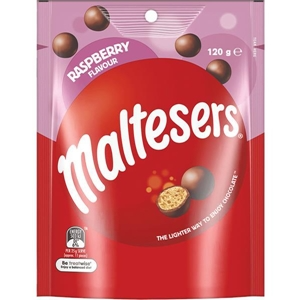 MALTESERS Raspberry Malt Balls - 135g (BOX OF 12) (Copy)