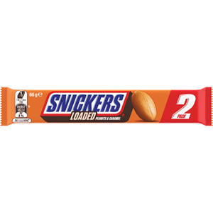 SNICKERS Loaded Peanuts & Caramel - 66g (BOX OF 25)