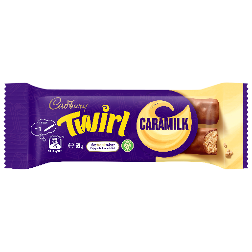 CADBURY Twirl Caramilk - 39g (BOX OF 42)