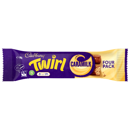 CADBURY Twirl Caramilk - 58g (BOX OF 42)